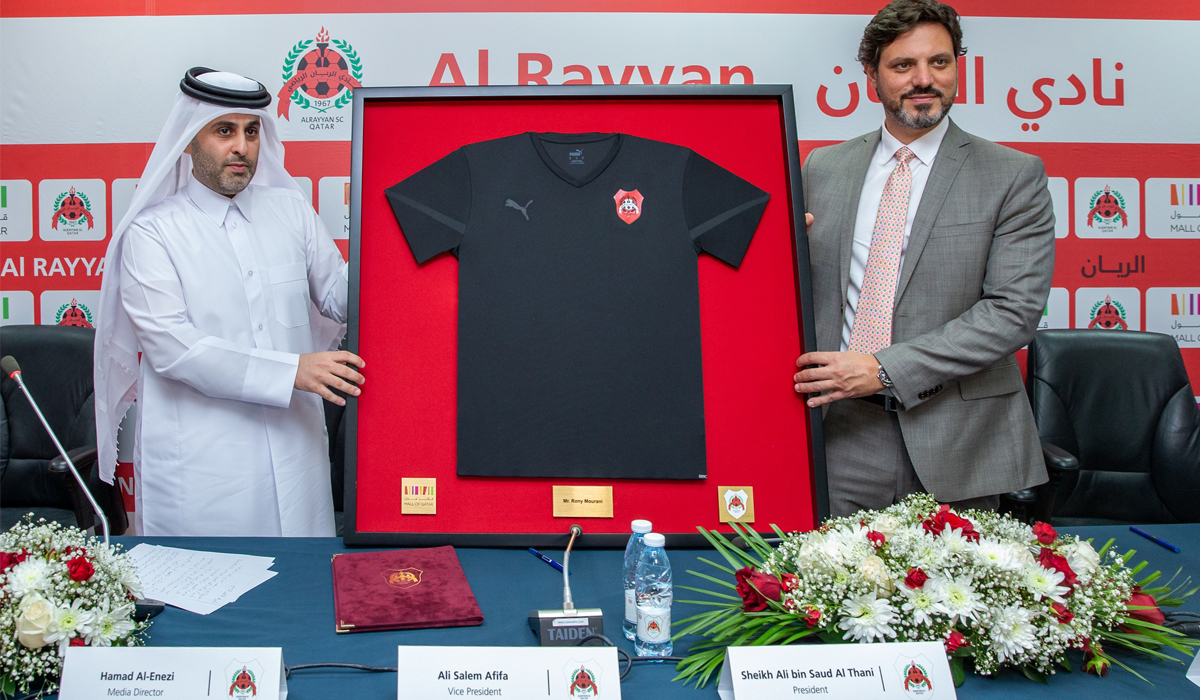 Mall of Qatar is the sponsor of Al Rayyan SC for the 2021-2022 season